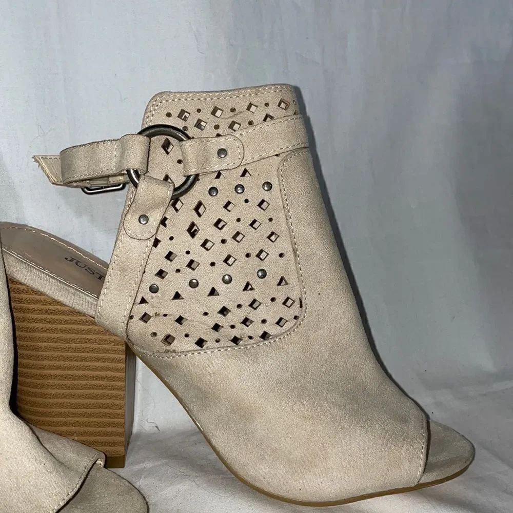 Just fad open toe sling back wide heal - Picture 7 of 12